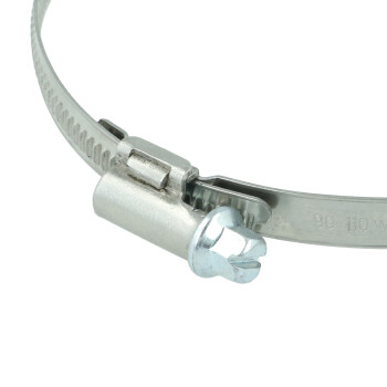 Pack of 5 Hose Clamps - Stainless Steel - 90-110mm