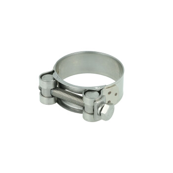 Premium Heavy Duty Clamp - Stainless Steel - 52-55mm