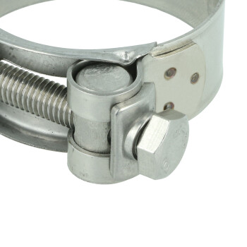 Premium Heavy Duty Clamp - Stainless Steel - 52-55mm