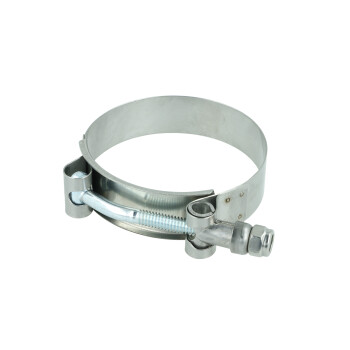Premium T-bolt clamp - stainless steel - 83-91mm | BOOST...