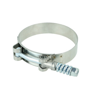Premium T-bolt Clamp with Spring - Stainless Steel