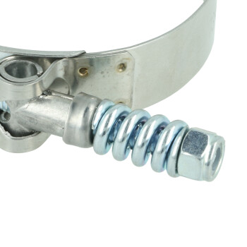 Premium T-bolt Clamp with Spring - Stainless Steel