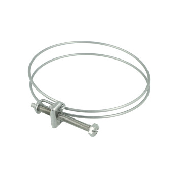 Double Wire Hose Clamp - Stainless Steel
