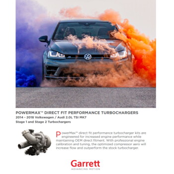 Garrett Stage 1 Powermax 485HP Upgrade Turbo GT2260S for...