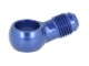 Banjo 14mm Water Feed Fitting -6AN 17 degree - blue