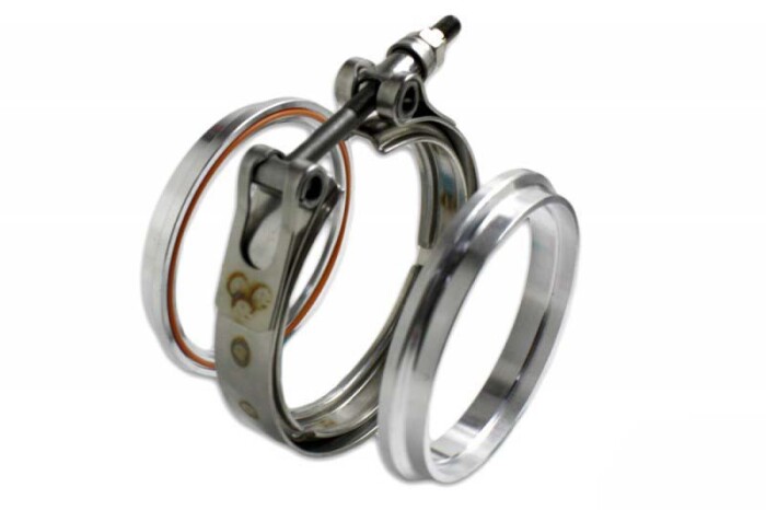 TRE Aluminium V-Band Kit 89mm - Aluminium