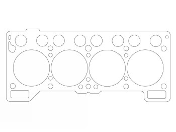 Cylinder head gasket (CUT RING) for Renault R11 1.4 / 77,50mm / 1,80mm | ATHENA