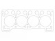Cylinder head gasket (CUT RING) for Renault R11 1.4 / 77,50mm / 1,80mm | 330009R