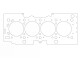 Cylinder Head Gasket for Peugeot 106 1.6i 16V (ab 1996) / 80,00mm / 1,30mm | 338010R