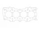 Cylinder Head Gasket Honda INTEGRA 1.8i 16V / 82,00mm / 0.85mm | 338100R