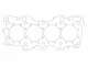 Cylinder Head Gasket Honda INTEGRA 1.8i 16V / 85,00mm / 0.85mm | 338089R