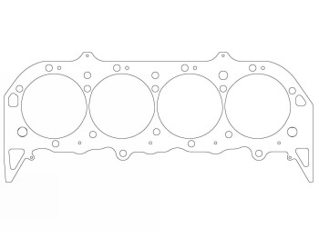 Cylinder Head Gasket for GM / 117,60mm / 1,00mm | 338312R