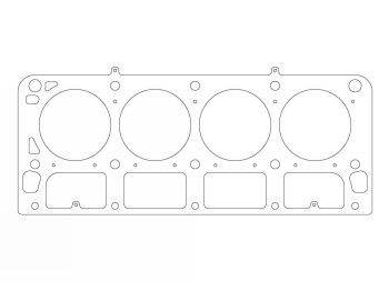 Cylinder Head Gasket for GM / 100,20mm / 1,00mm | 338344R