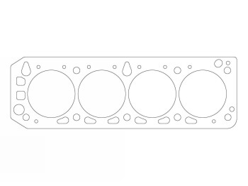 Cylinder head gasket (CUT RING) for Ford ESCORT RS Cosworth 16V / 91,40mm / 1,30mm | ATHENA