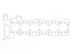 Cylinder head gasket (CUT RING) for BMW 320i 24V / 87,60mm / 1,50mm | 330023R