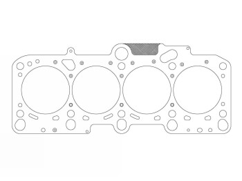 Cylinder Head Gasket for VW Polo R / 83,80mm / 1,40mm |...