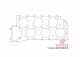 Cylinder Head Gasket for VW GOLF 3 2.8 VR6 / 83,00mm / 1,65mm | 338321R