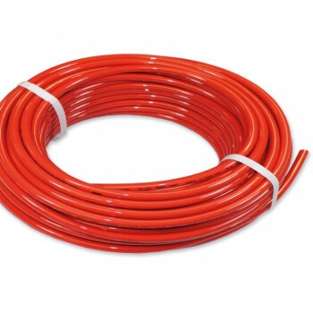 Pressure Tubing - 1 / 4&quot;, Nylon, red. Price per metre.
