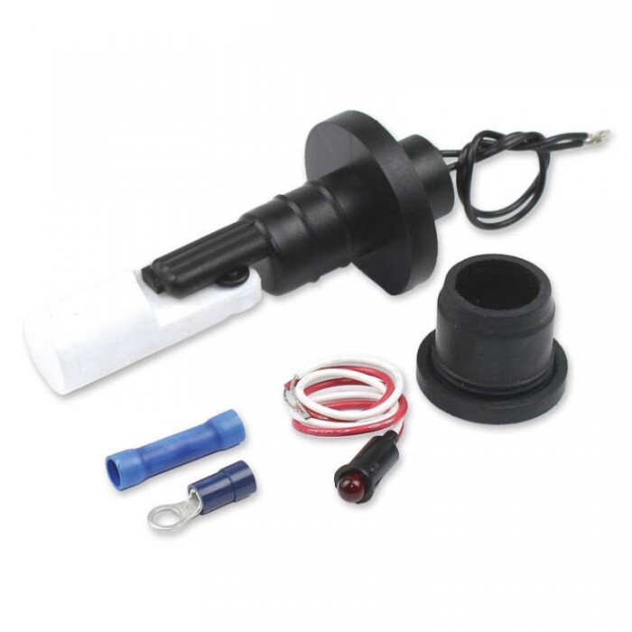 Fill level indicator with LED