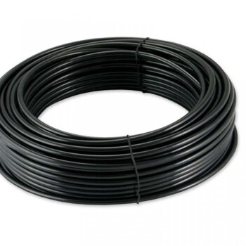 Pressure Tubing - 1 / 4", Nylon, black. Price per...