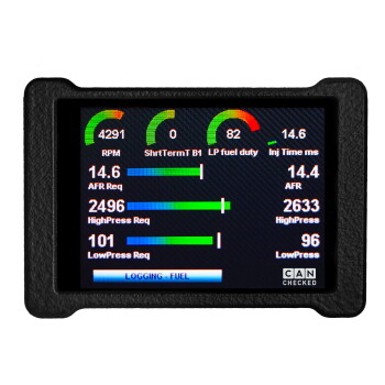 CANchecked MFD28 GEN 2 - 2.8" OBD2 Display VW Golf 6 (inkl. GTI, R) - LHD