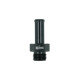 Screw-in Adapter ORB Dash 6 Male to Hose Connection 10mm (3/8") - satin black