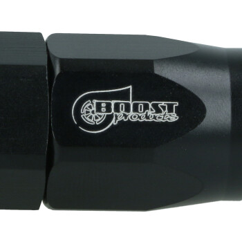 BOOST products Hose End Dash 6 to Dash 6 male - satin black