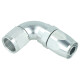 BOOST products High Flow Swivel Hose End Dash 10 - 90° - silver