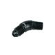 Adapter Dash 4 Male to NPT 1/8" Male - 45° - black