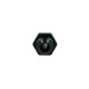Adapter Reducer Dash 6 Male to Dash 4 Male - satin black
