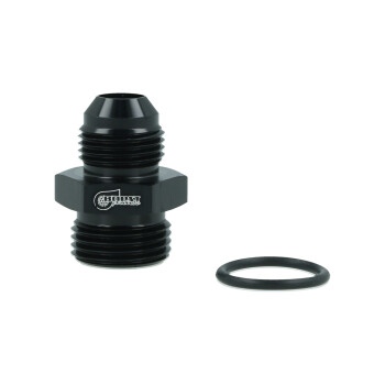 Adapter Dash 8 Male to ORB Dash 10 Male - satin black