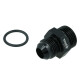 Adapter Dash 8 Male to ORB Dash 10 Male - satin black