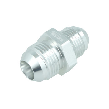 Adapter Reducer Dash 10 Male to Dash 8 Male - satin silver