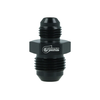 Adapter Reducer Dash 8 Male to Dash 6 Male - satin black