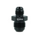Adapter Reducer Dash 8 Male to Dash 6 Male - satin black