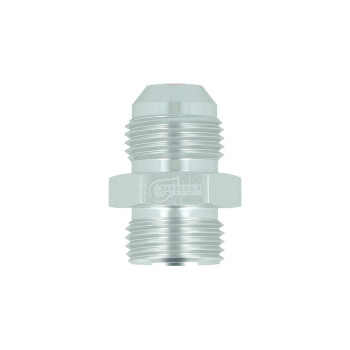 Adapter Dash 8 Male to ORB Dash 8 Male - satin silver