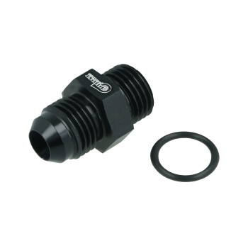 Adapter Dash 6 Male to ORB Dash 6 Male - satin black