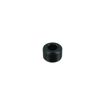 1/8" NPT Plug - satin black