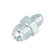 Adapter Reducer Dash 8 Male to Dash 6 Male - satin silver