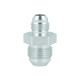 Adapter Reducer Dash 8 Male to Dash 6 Male - satin silver