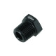 Screw-in Reducer NPT 1/8" Female to NPT 3/8" Male - satin black