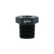 Screw-in Reducer NPT 1/8" Female to NPT 3/8" Male - satin black