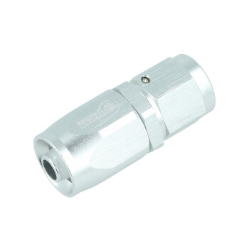BOOST products Hose End Dash 6 - straight - satin silver