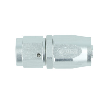 BOOST products Hose End Dash 6 - straight - satin silver