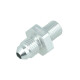 Adapter Dash 4 Male to M10x1,0mm Male - satin silver