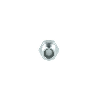 Adapter Dash 4 Male to NPT 1/8" Male - satin silver