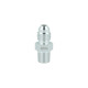 Adapter Dash 4 Male to NPT 1/8" Male - satin silver