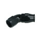 BOOST products High Flow PTFE Swivel Hose End Dash 10 - 45° - black