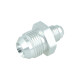 Adapter Reducer Dash 10 Male to Dash 6 Male - satin silver