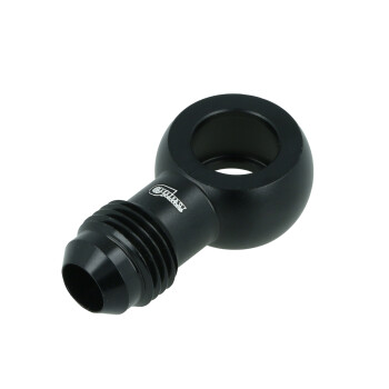 Adapter Dash 6 Male to Banjo 12,1mm - satin black